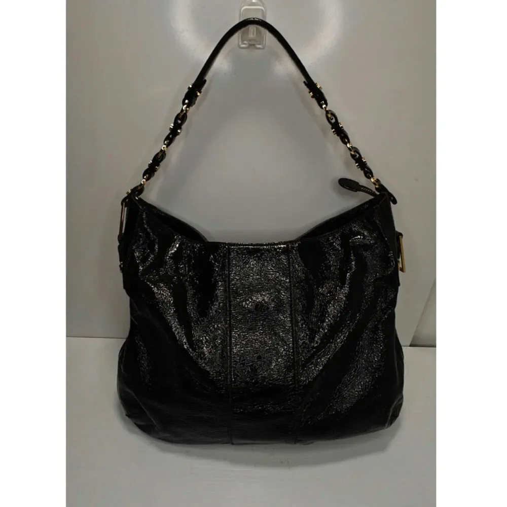 Tory Burch brown crinkled bag